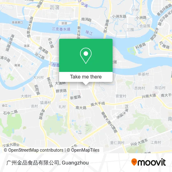 广州金品食品有限公司 map