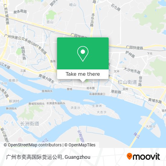 广州市奕高国际货运公司 map
