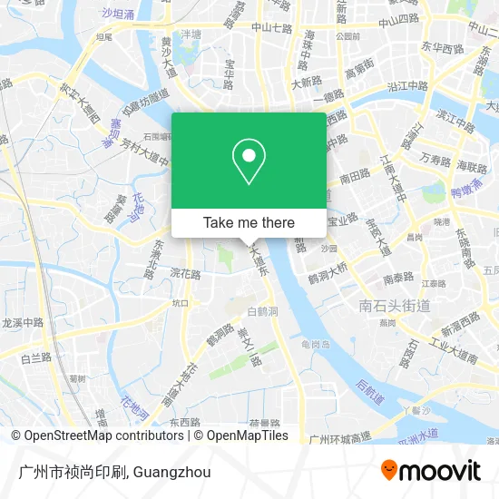 广州市祯尚印刷 map