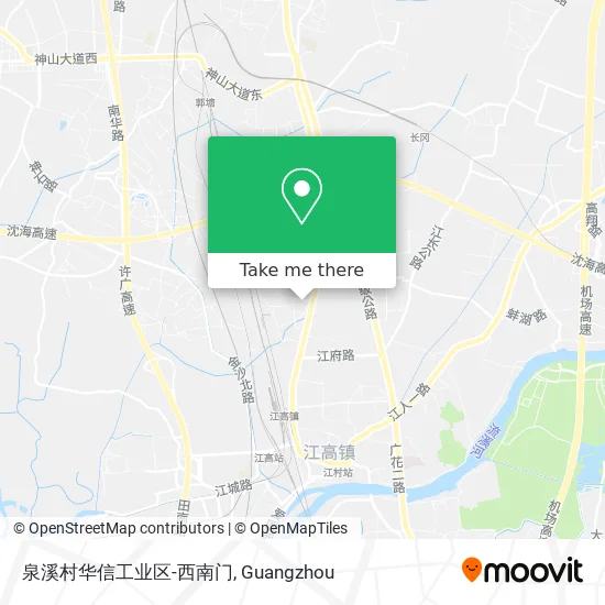 泉溪村华信工业区-西南门 map