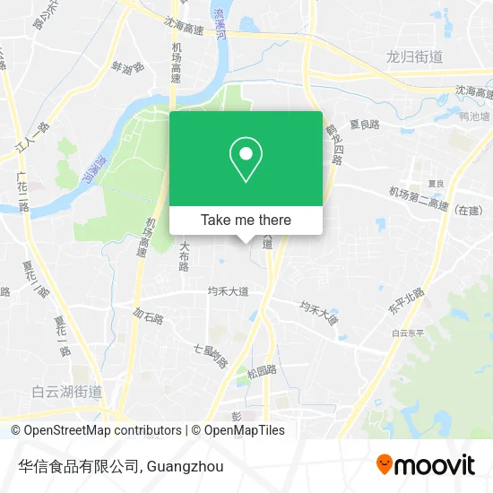 华信食品有限公司 map