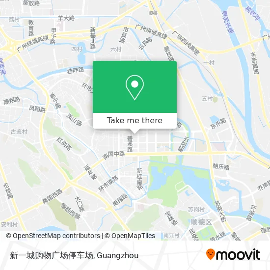 新一城购物广场停车场 map