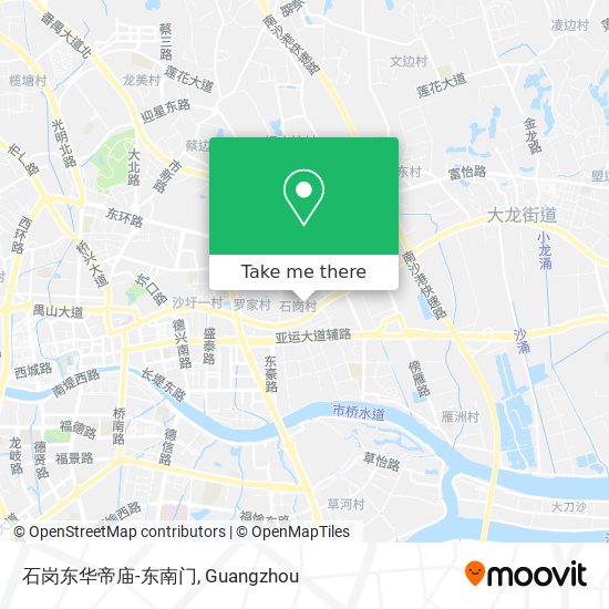 石岗东华帝庙-东南门 map