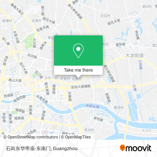 石岗东华帝庙-东南门 map