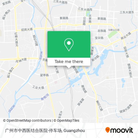 广州市中西医结合医院-停车场 map