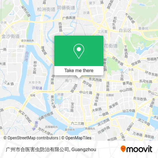 广州市合医害虫防治有限公司 map