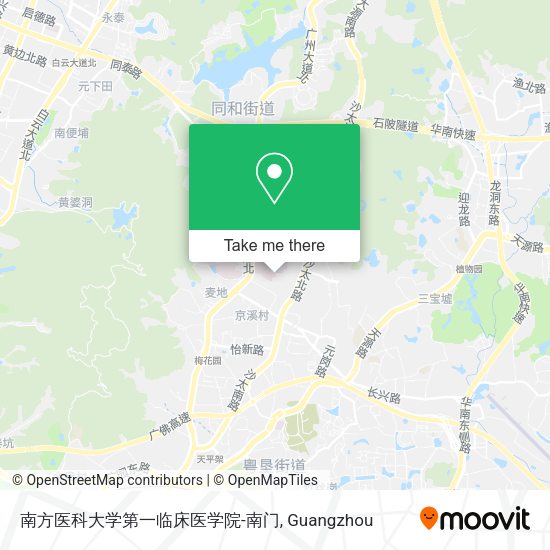 南方医科大学第一临床医学院-南门 map