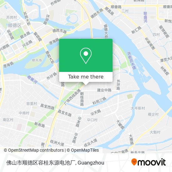 佛山市顺德区容桂东源电池厂 map