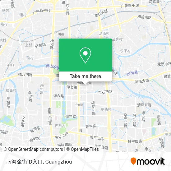 南海金街-D入口 map