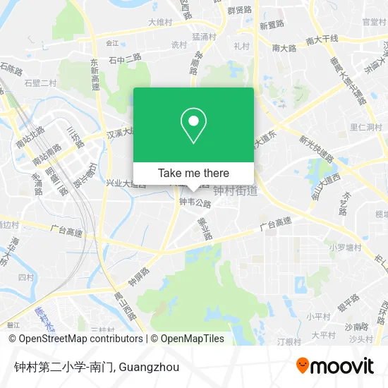 钟村第二小学-南门 map