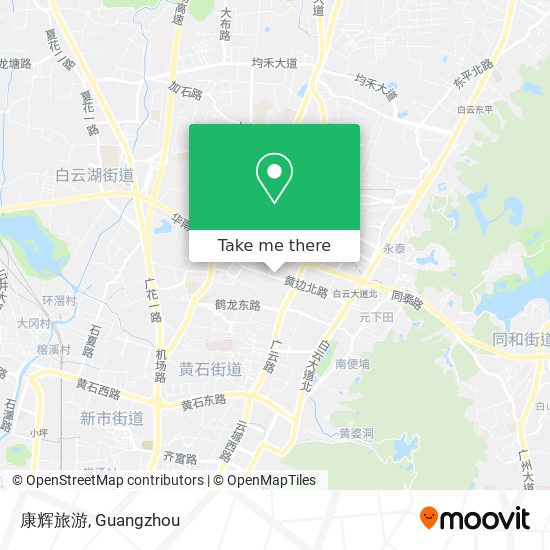 康辉旅游 map