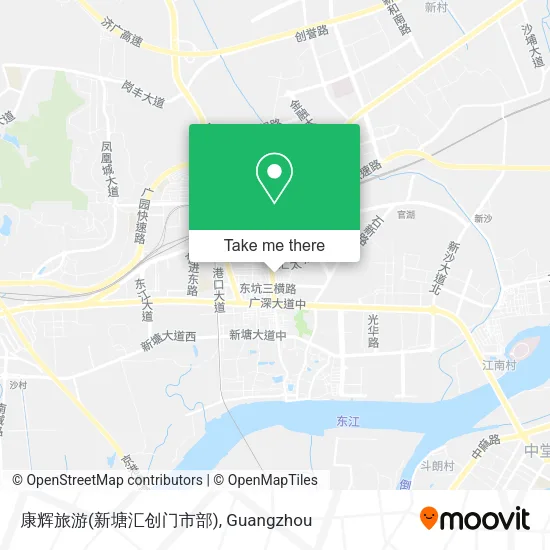 康辉旅游(新塘汇创门市部) map