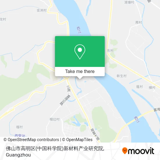 佛山市高明区(中国科学院)新材料产业研究院 map