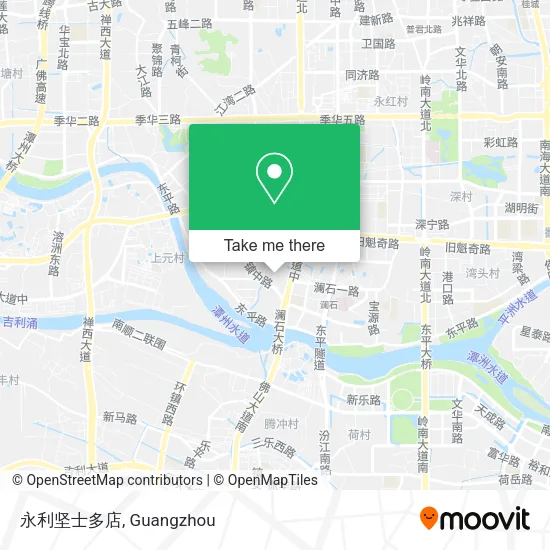 永利坚士多店 map