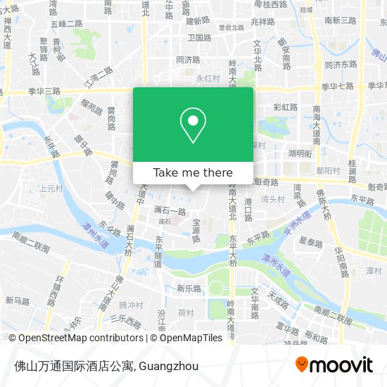 佛山万通国际酒店公寓 map