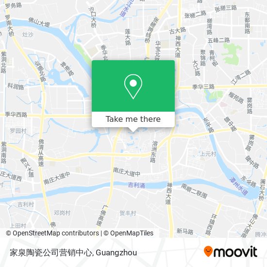 家泉陶瓷公司营销中心 map