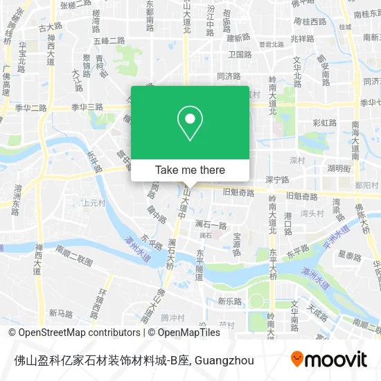 佛山盈科亿家石材装饰材料城-B座 map