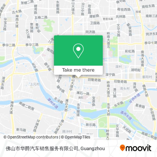佛山市华爵汽车销售服务有限公司 map