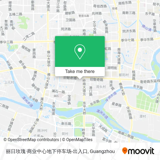 丽日玫瑰·商业中心地下停车场-出入口 map
