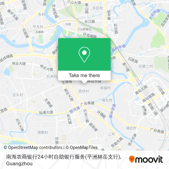 南海农商银行24小时自助银行服务(平洲林岳支行) map