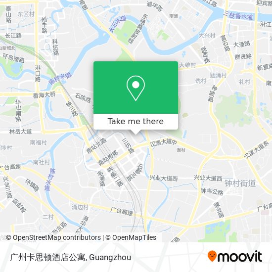 广州卡思顿酒店公寓 map