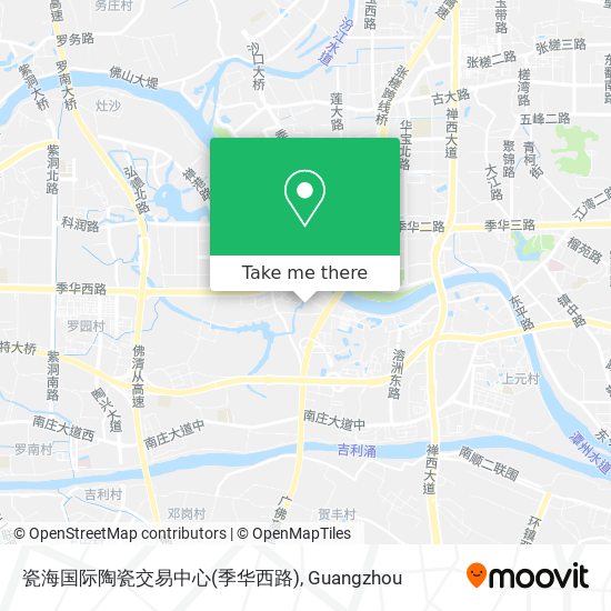 瓷海国际陶瓷交易中心(季华西路) map