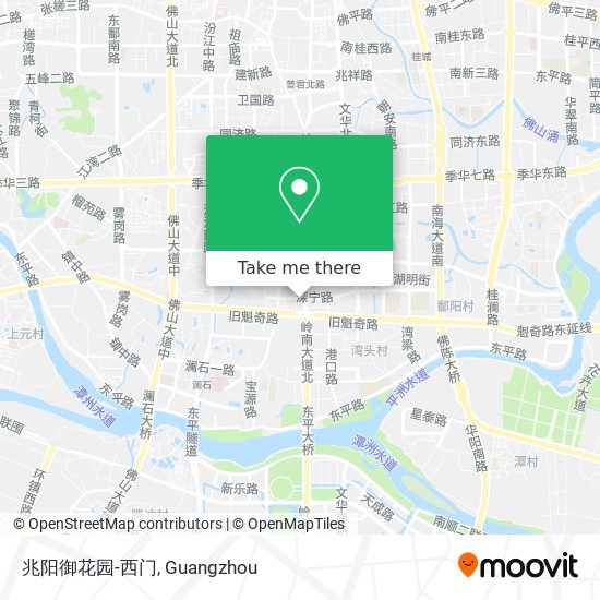 兆阳御花园-西门 map