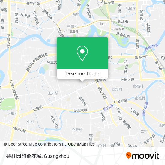 碧桂园印象花城 map
