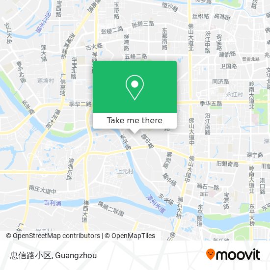 忠信路小区 map