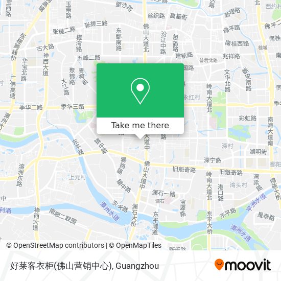 好莱客衣柜(佛山营销中心) map