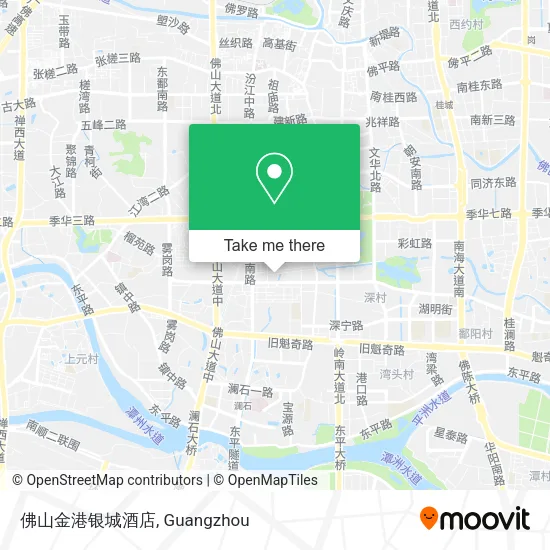 佛山金港银城酒店 map