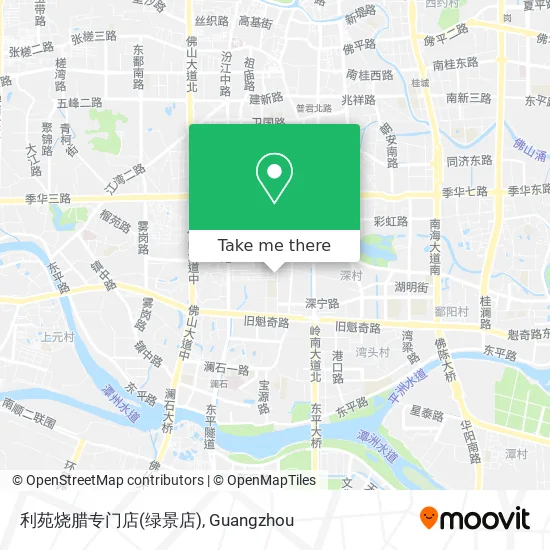 利苑烧腊专门店(绿景店) map