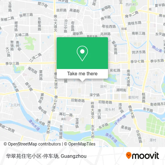 华翠苑住宅小区-停车场 map