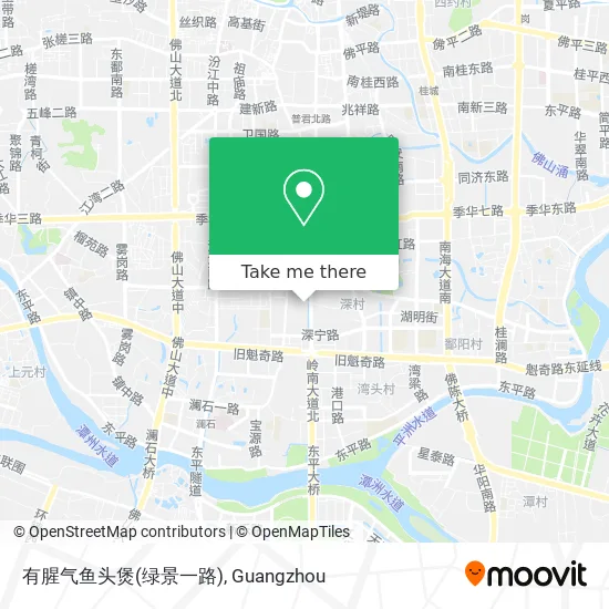 有腥气鱼头煲(绿景一路) map