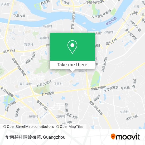 华南碧桂园岭御苑 map