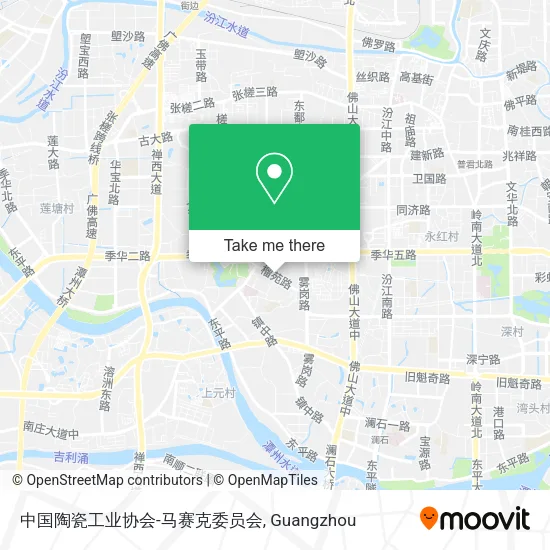 中国陶瓷工业协会-马赛克委员会 map