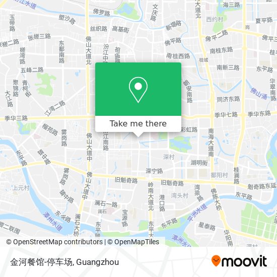 金河餐馆-停车场 map