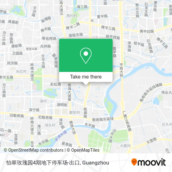 怡翠玫瑰园4期地下停车场-出口 map