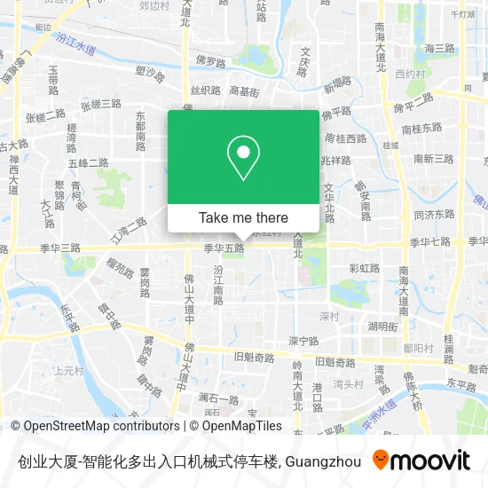 创业大厦-智能化多出入口机械式停车楼 map