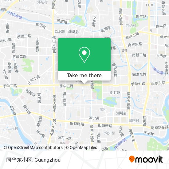 同华东小区 map