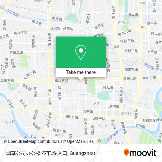 烟草公司办公楼停车场-入口 map