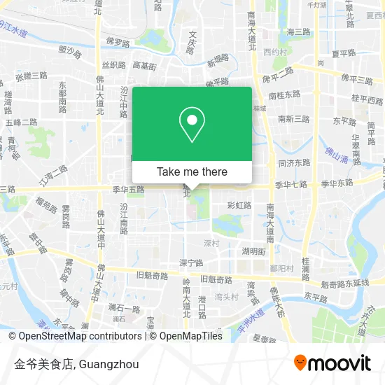 金爷美食店 map