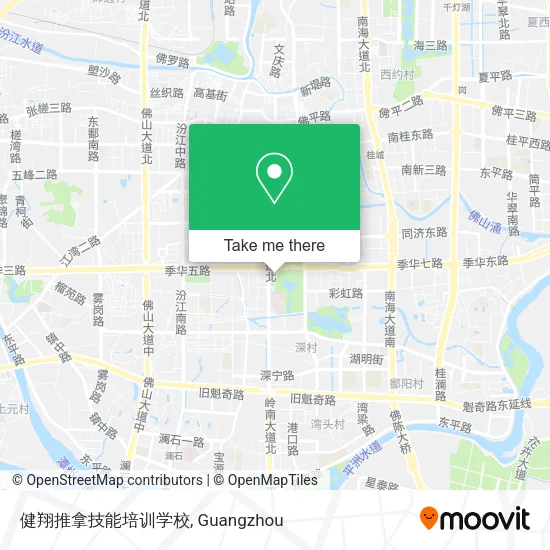 健翔推拿技能培训学校 map