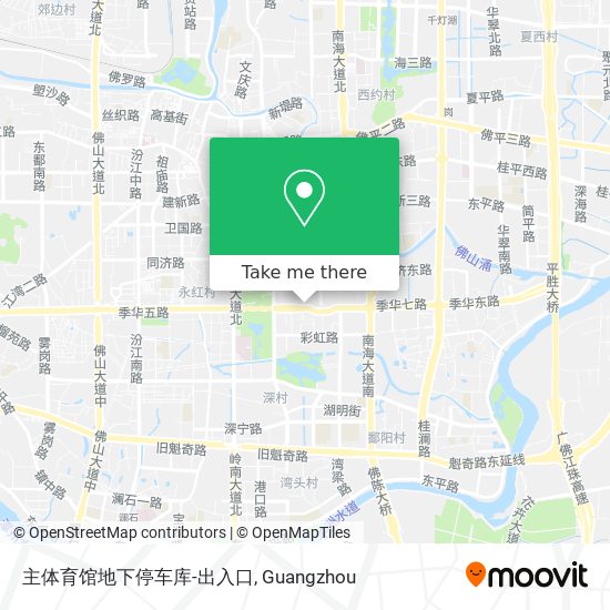 主体育馆地下停车库-出入口 map