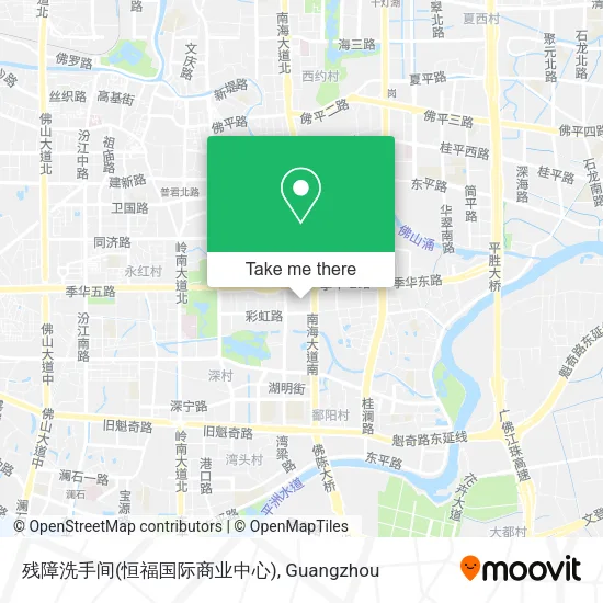 残障洗手间(恒福国际商业中心) map