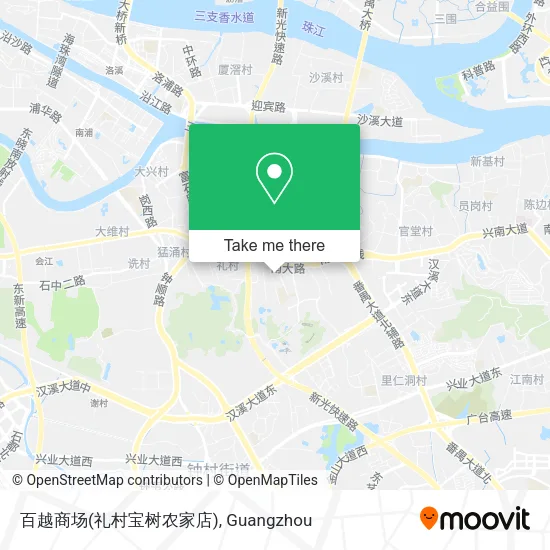 百越商场(礼村宝树农家店) map