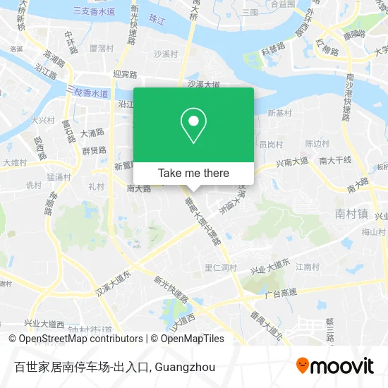百世家居南停车场-出入口 map