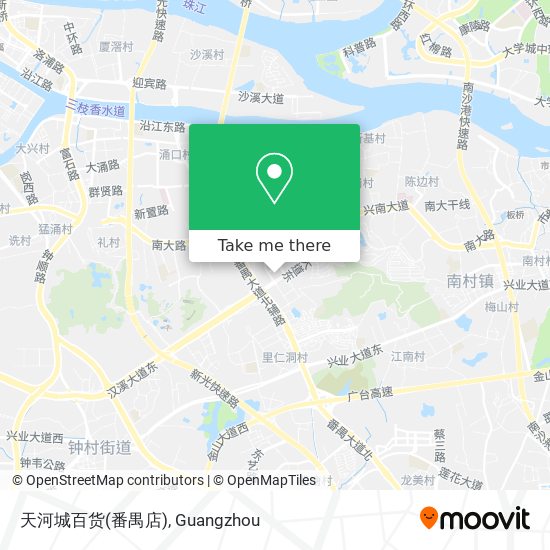 天河城百货(番禺店) map