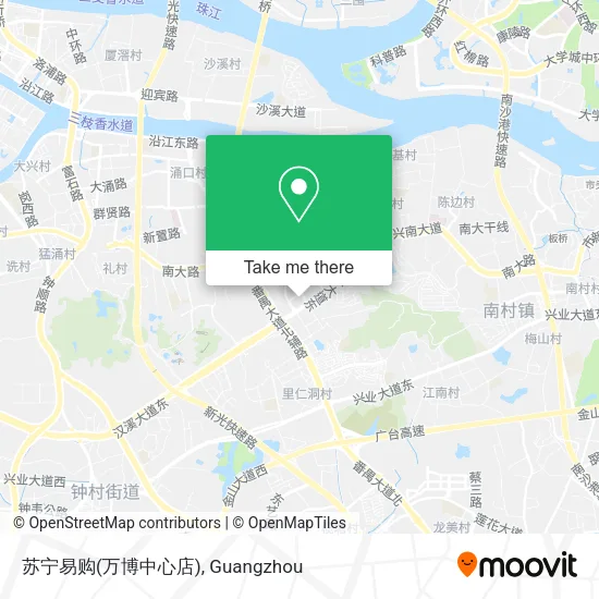 苏宁易购(万博中心店) map
