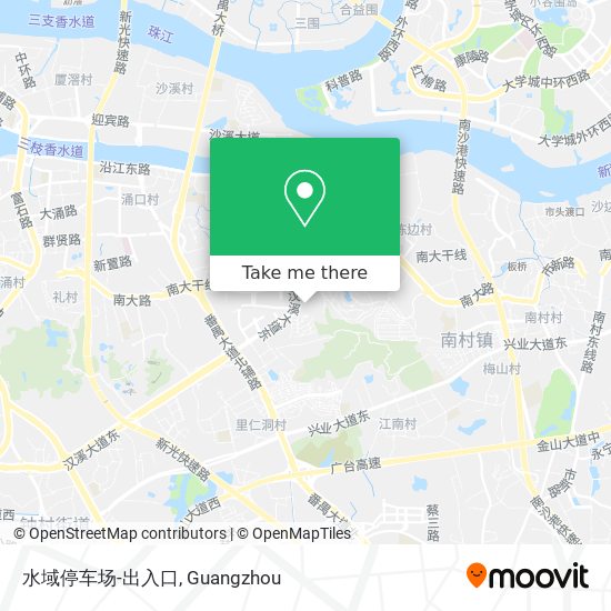 水域停车场-出入口 map